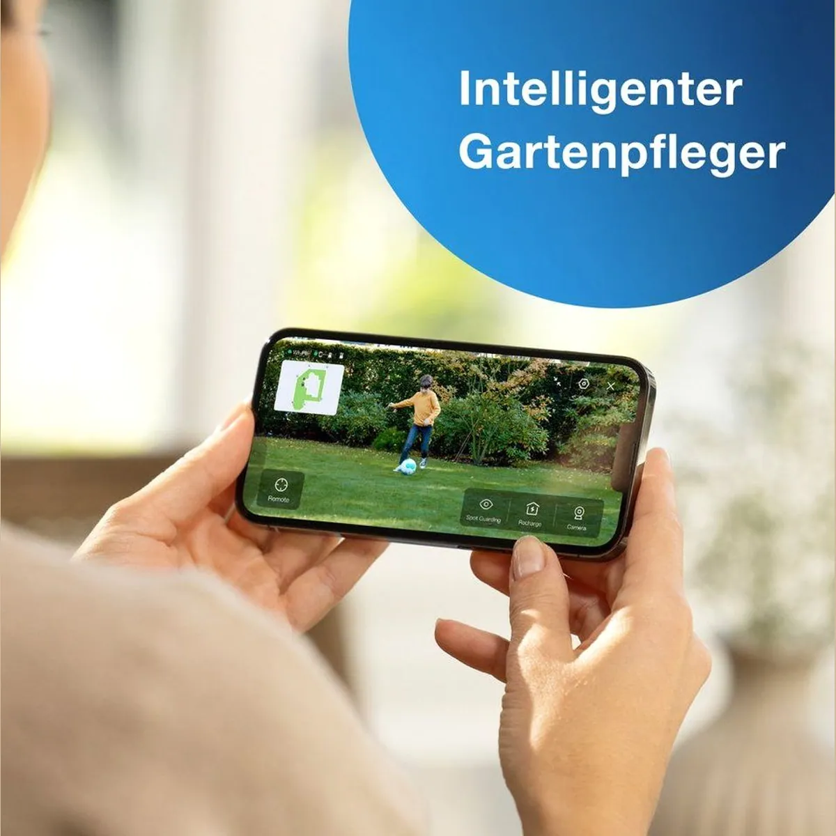 ECOVACS GOAT G1-800 Rasenmähroboter, intelligente 3D-Hindernisvermeidung, für Rasenflächen bis 800 m² 3