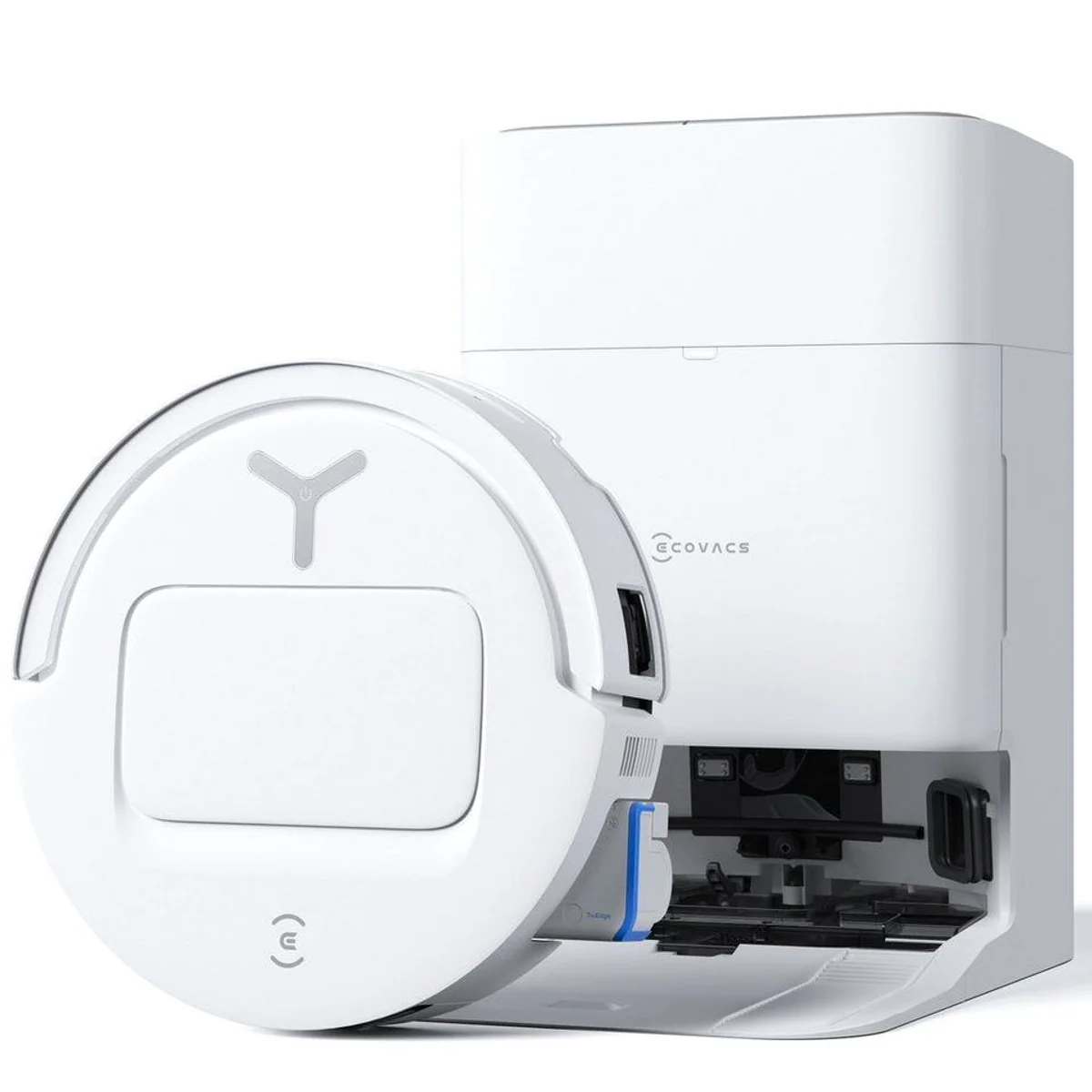 ECOVACS DEEBOT T80 OMNI WHITE, 18.000 Pa Saugkraft, Wischfunktion, innovative Reinigungstechnologie