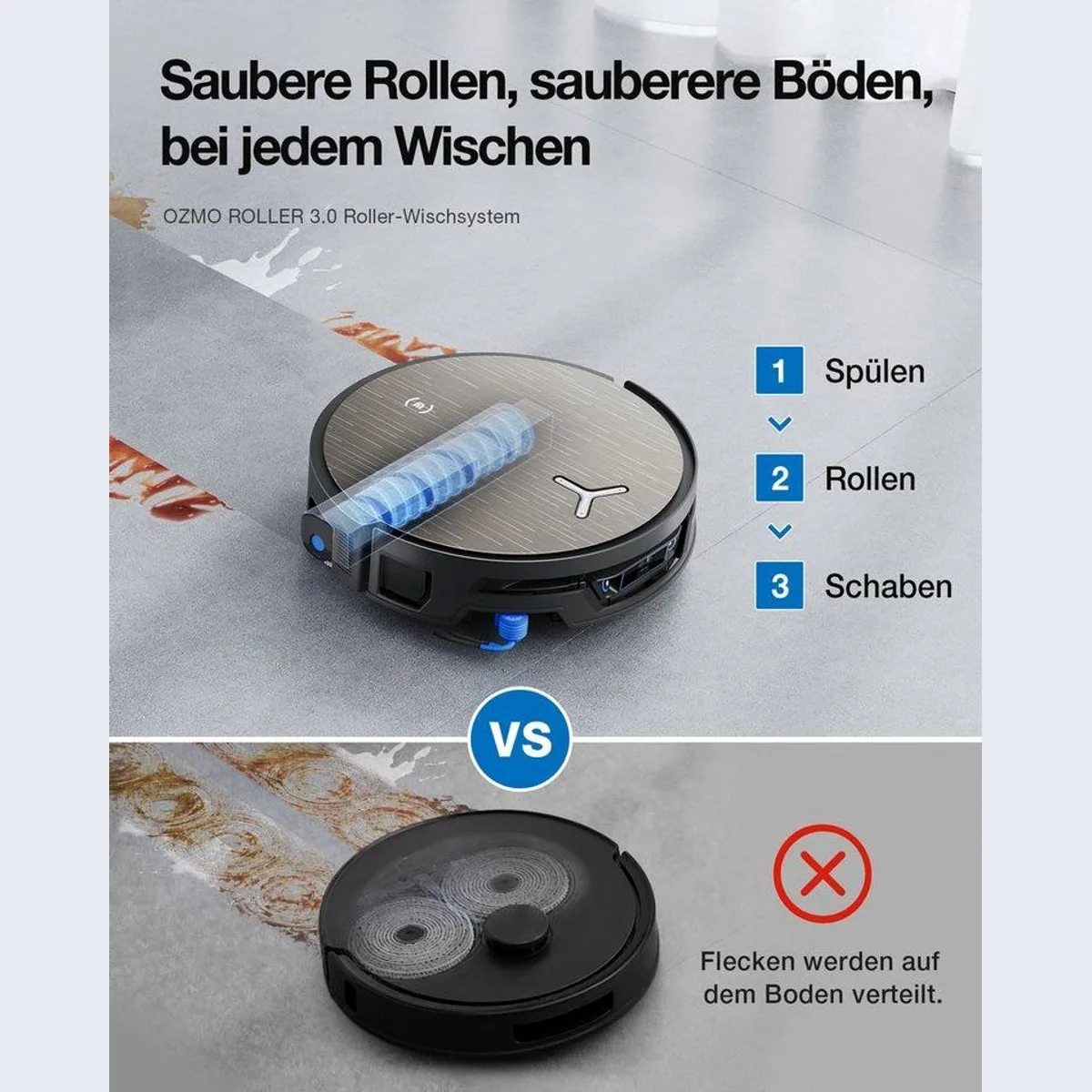 ECOVACS DEEBOT X12S Nass-Trocken-Saugroboter, leistungsstark, selbstreinigend, intelligente Bodenpflege 2