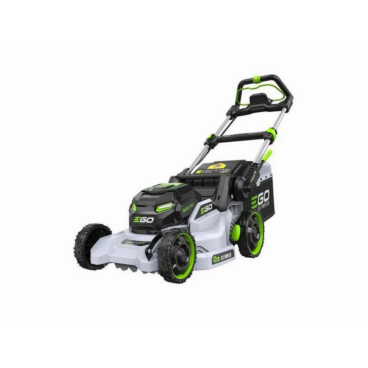 EGO POWER PLUS LM1710E-SP, kompakter Rasenmäher, leistungsstarker Motor, 7 Schnitthöhen — Solo Version ohne Akku