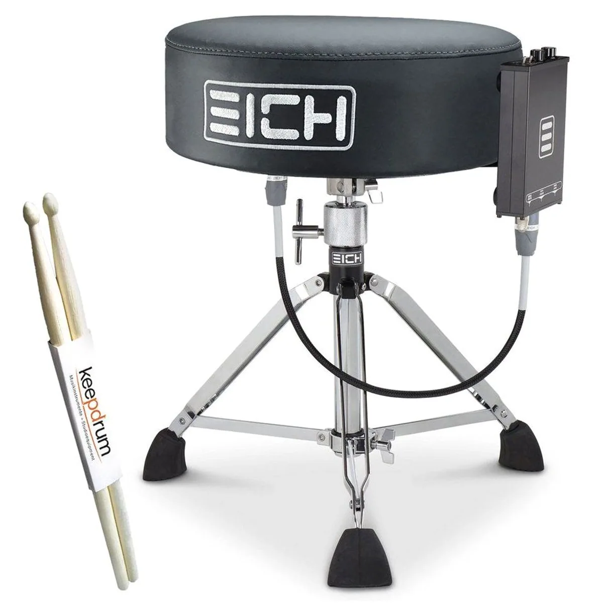 Eich Amplification DBC400R Subwoofer-Hocker, integrierter Bass-Shaker, beeindruckende Vibrationen