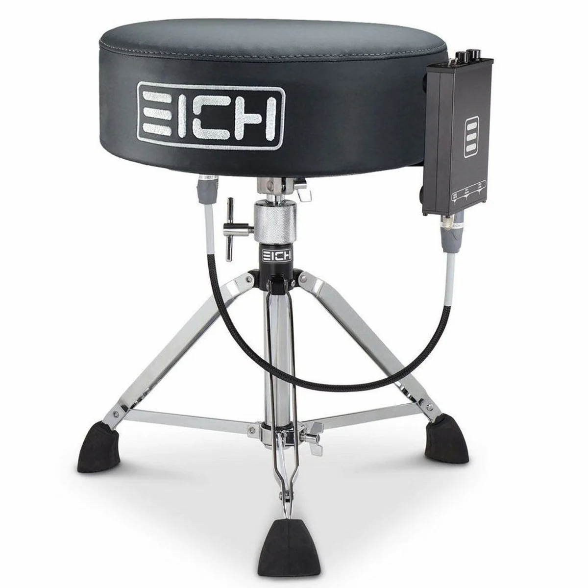 Eich Amplification DBC400R Subwoofer-Hocker, Bass-Shaker, höhenverstellbar, inkl. Taschen-Set 2