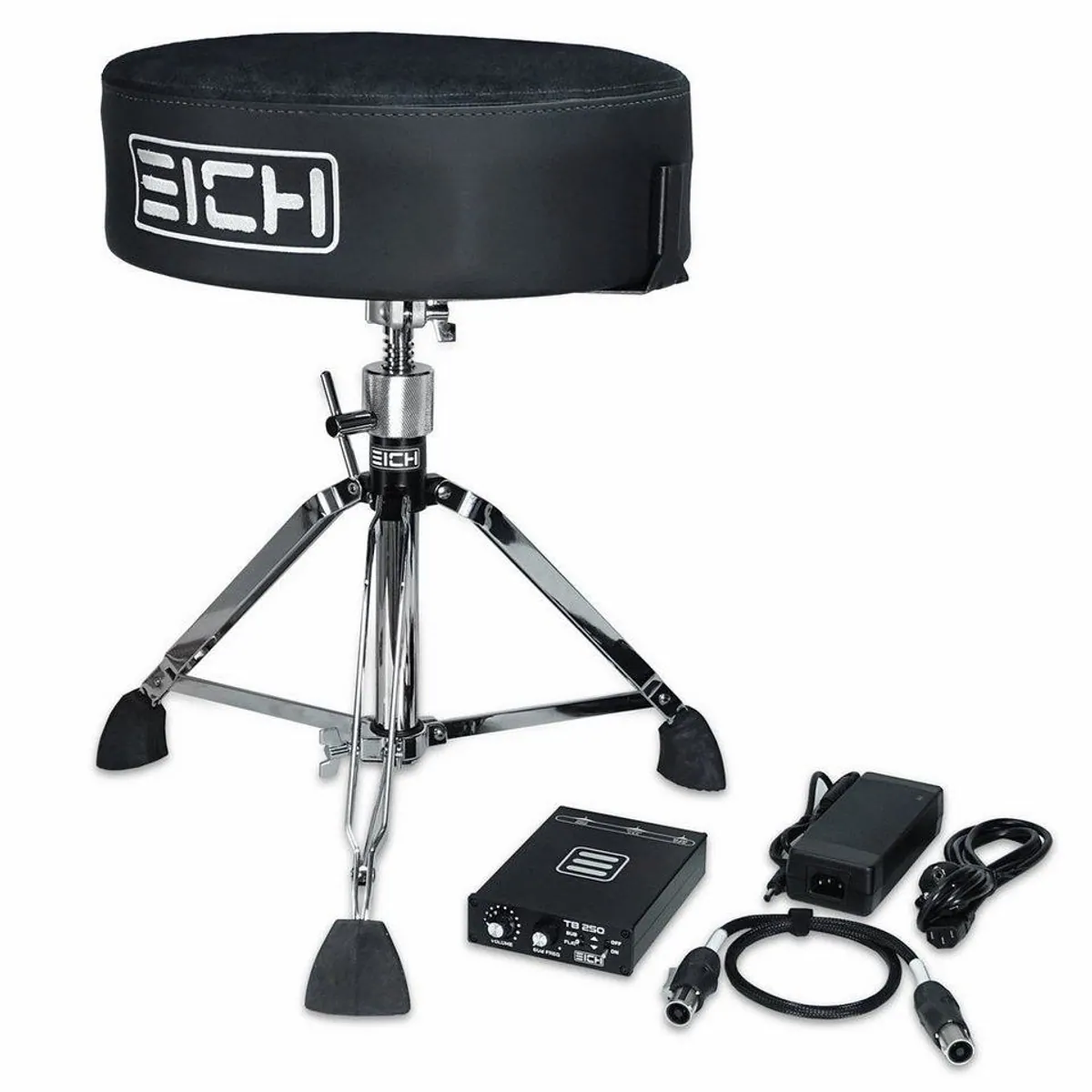 Eich DBC400R Subwoofer-Hocker, Vibrationserlebnis, Robuste Konstruktion, Integrierter Vorverstärker 2