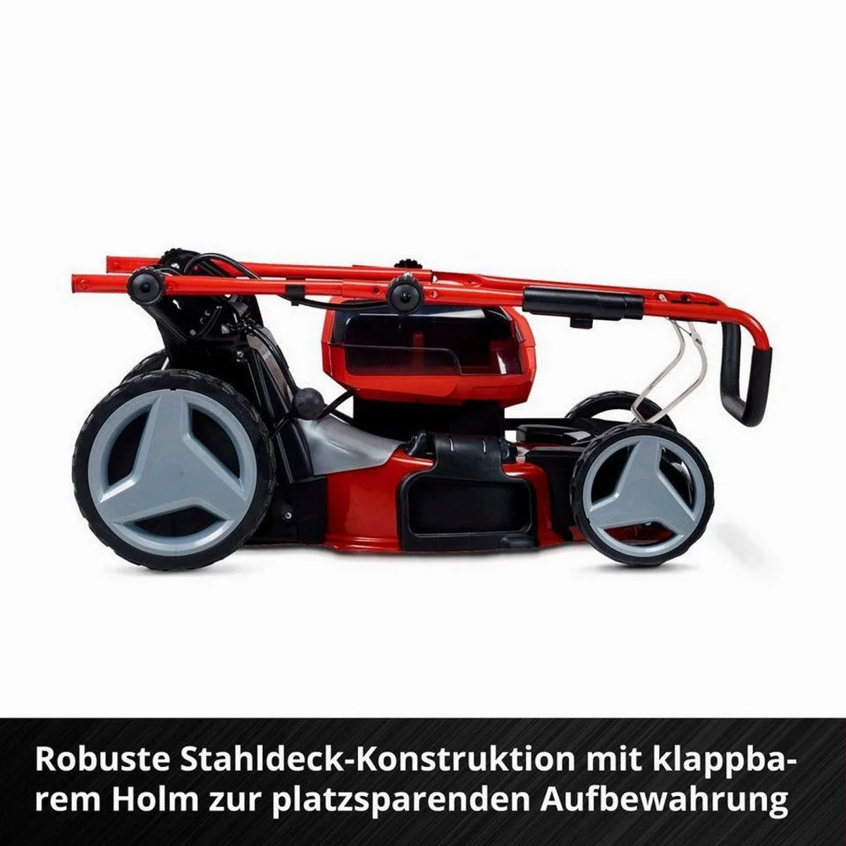 Einhell GP-CM 36/47 S HW Li, Akku-Rasenmäher mit Radantrieb, 47 cm Schnittbreite, 4 Akkus und Ladegerät 3
