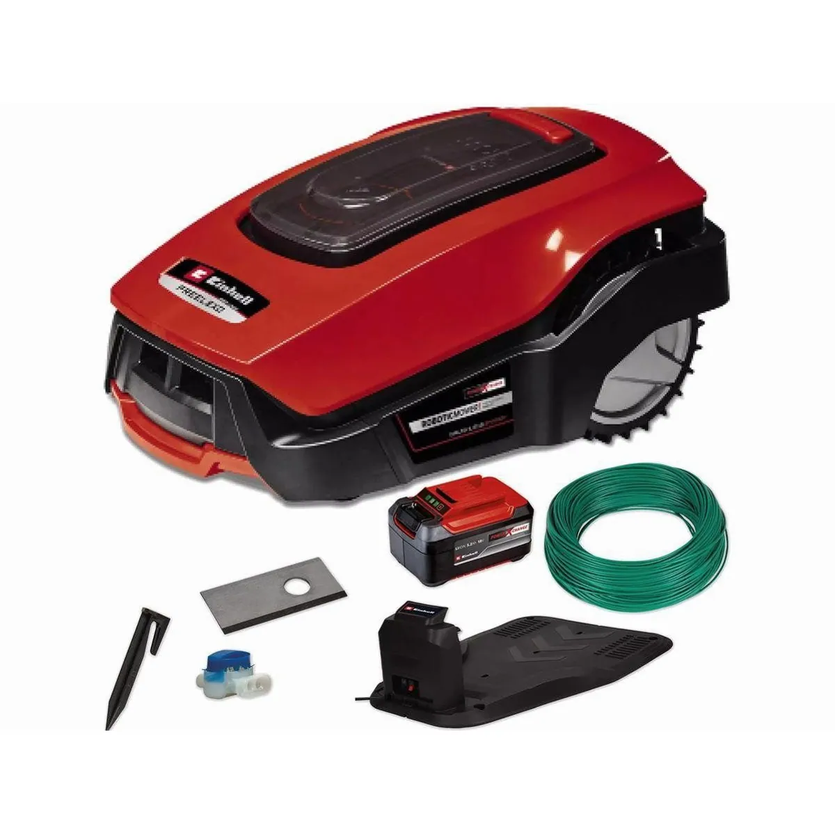 Einhell FREELEXO 1200 Rasenmähroboter, Schnittbreite 18 cm, LCD-Display, für Flächen bis 1200 m²