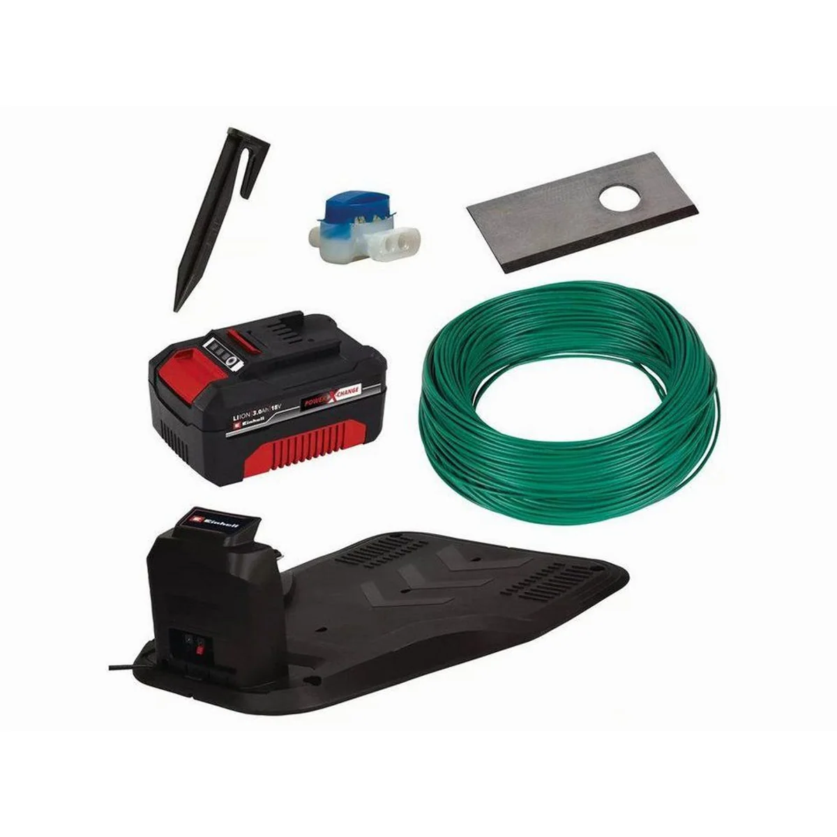 Einhell FREELEXO 550 Kit, für Rasenflächen bis 550 m², inkl. Akku und Ladestation 3