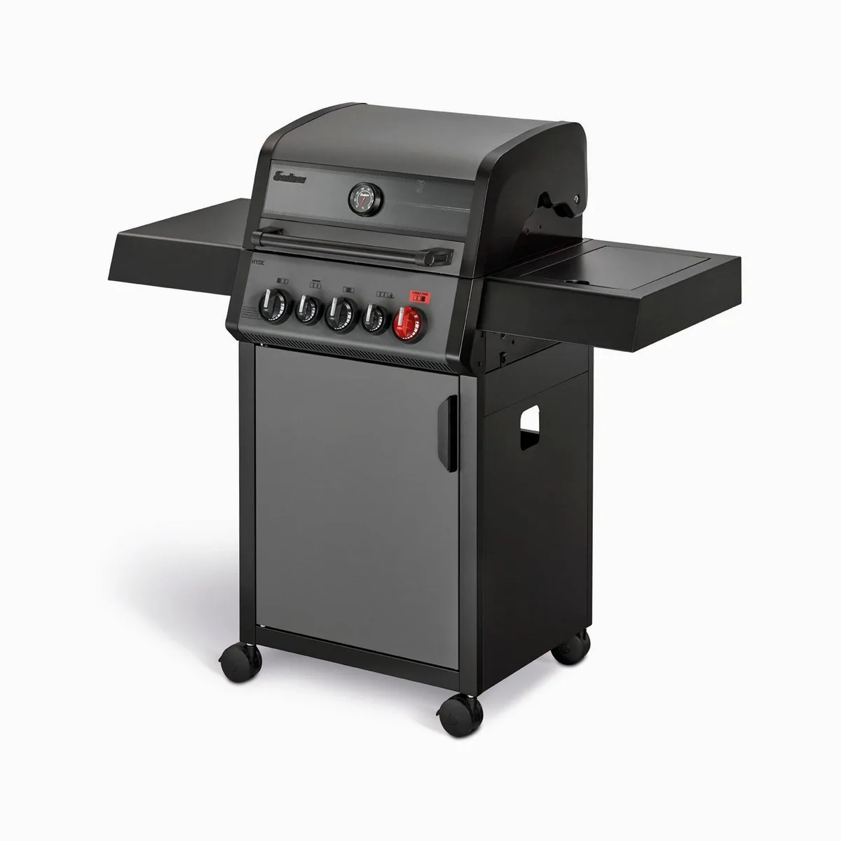 Enders Gasgrill Hyde 3 SIKR Turbo, 3 Brenner, Fleischthermometer integriert, Infrarot Backburner 3