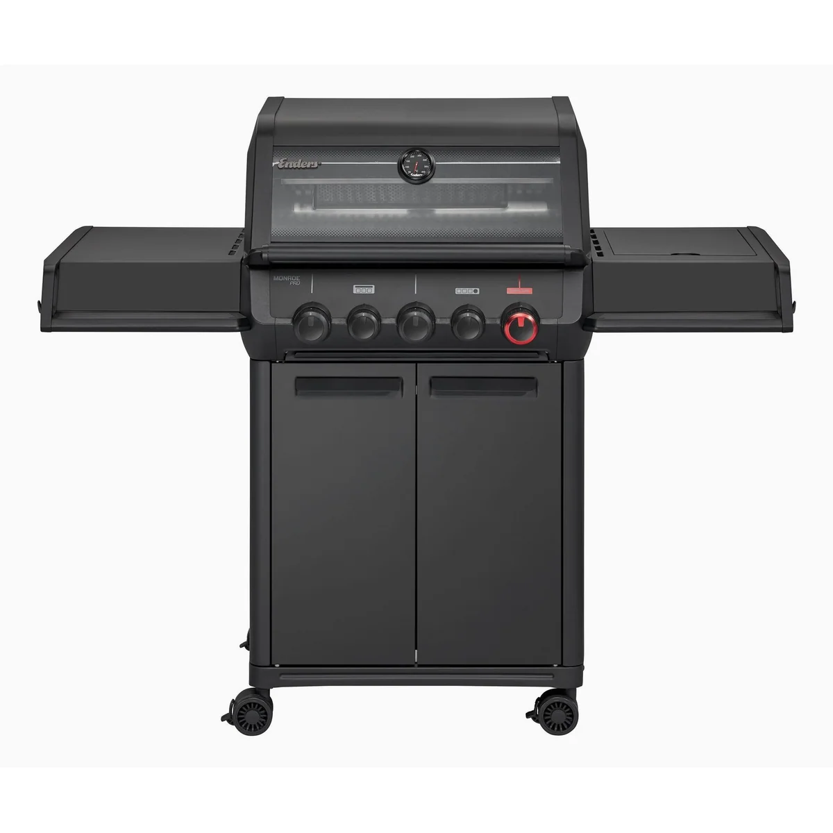 Enders Gasgrill Monroe Pro 3 SIKR Turbo Shadow, Hochwertige Bauweise, Präzise Temperaturkontrolle, Effiziente Reinigung 2
