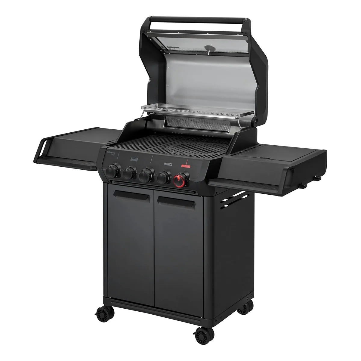 Enders Gasgrill Monroe Pro 3 SIKR Turbo Shadow, Hochwertige Bauweise, Präzise Temperaturkontrolle, Effiziente Reinigung 4