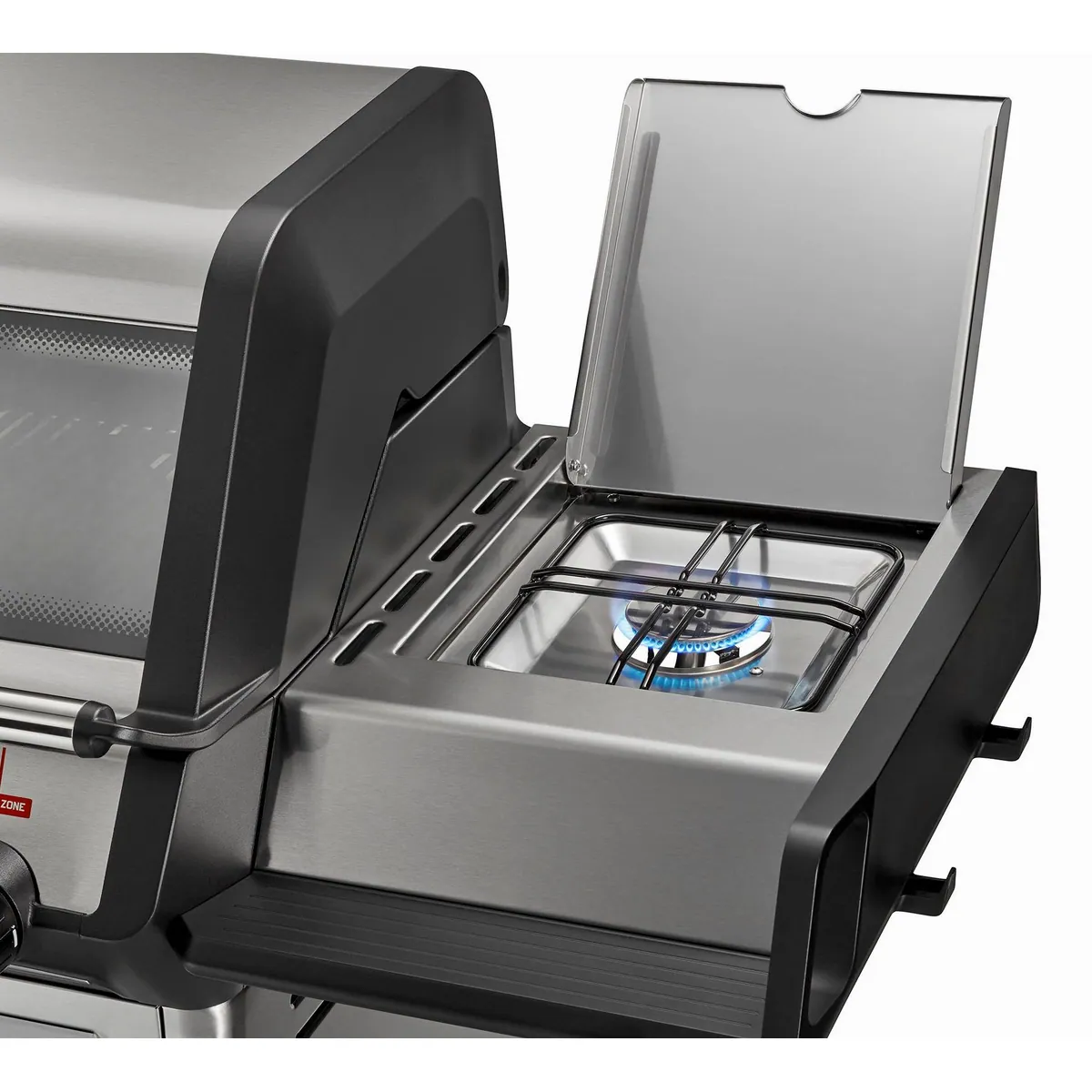 Enders Gasgrill Monroe Pro 4 SIKR Turbo, 4 Brenner, Edelstahl, Turbo Zone 4