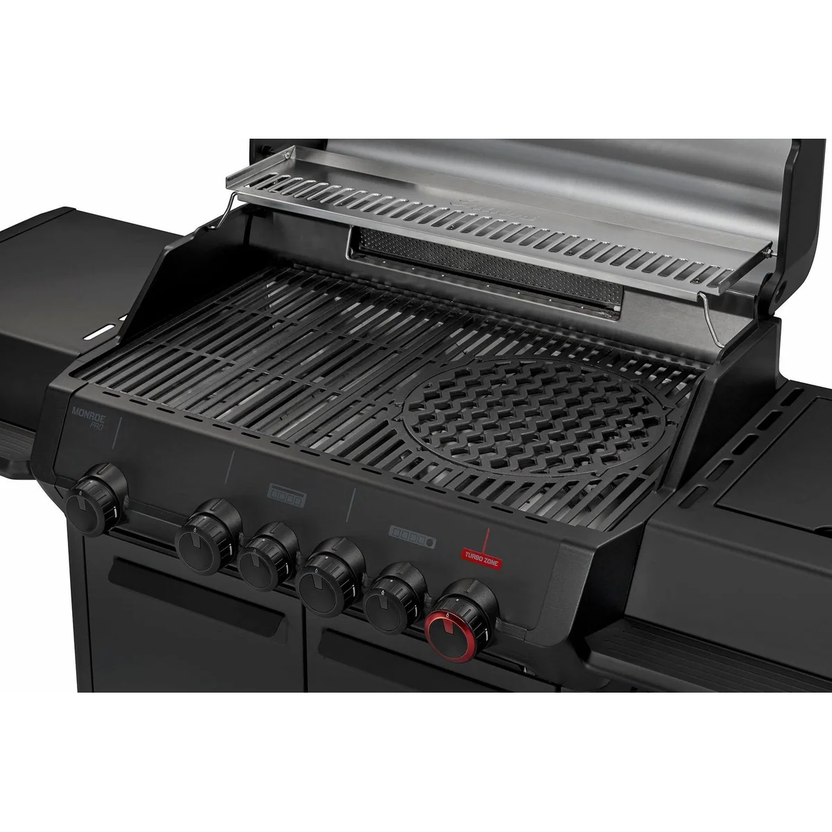 Enders Gasgrill Monroe Pro 4 SIKR Turbo Shadow, leistungsstark, präzise Temperaturregelung, langlebige Materialien 4