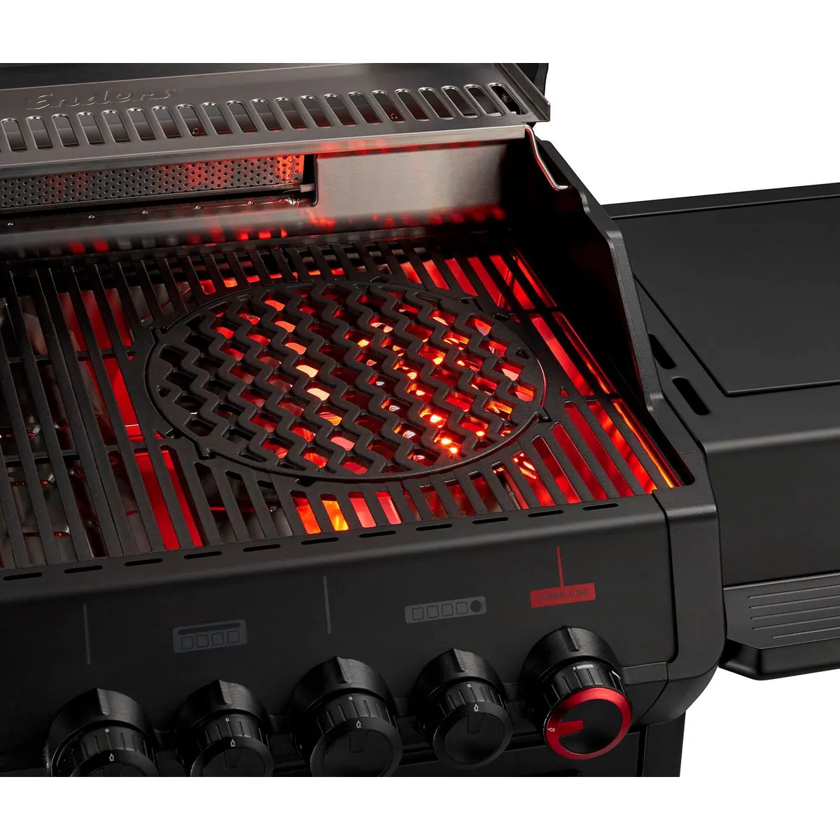 Enders Gasgrill Monroe Pro 4 SIKR Turbo Shadow, leistungsstark, präzise Temperaturregelung, langlebige Materialien 5