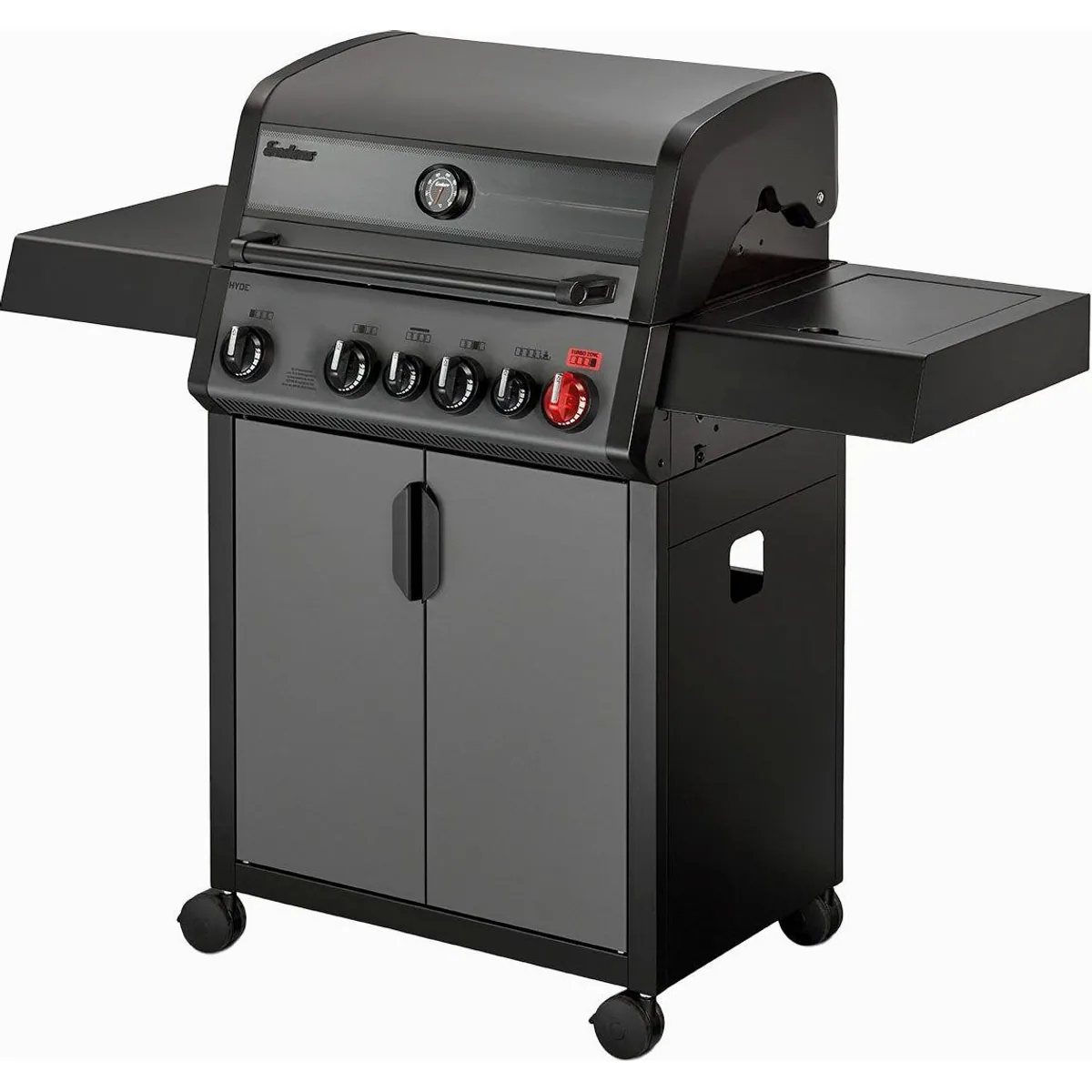 Enders Gasgrill Hyde 4 SIKR Turbo, 800 °C Turbo Zone, Infrarot-Backburner