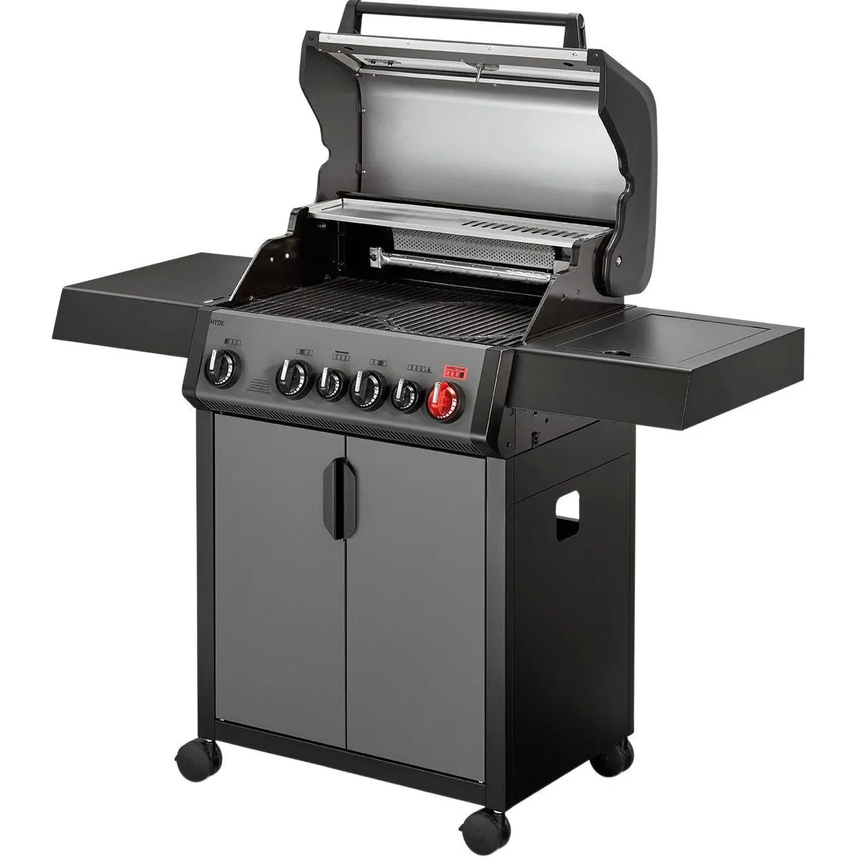 Enders Gasgrill Hyde 4 SIKR Turbo, 800 °C Turbo Zone, Infrarot-Backburner 2