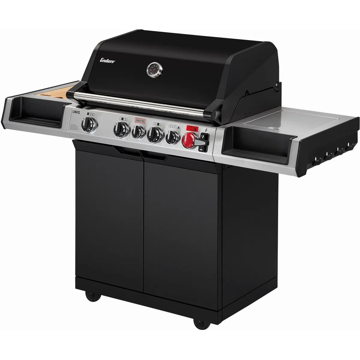 Enders Uniq 4 IK Cruster Gasgrill, 800°C Infrarot-Oberhitze & Turbo Zone