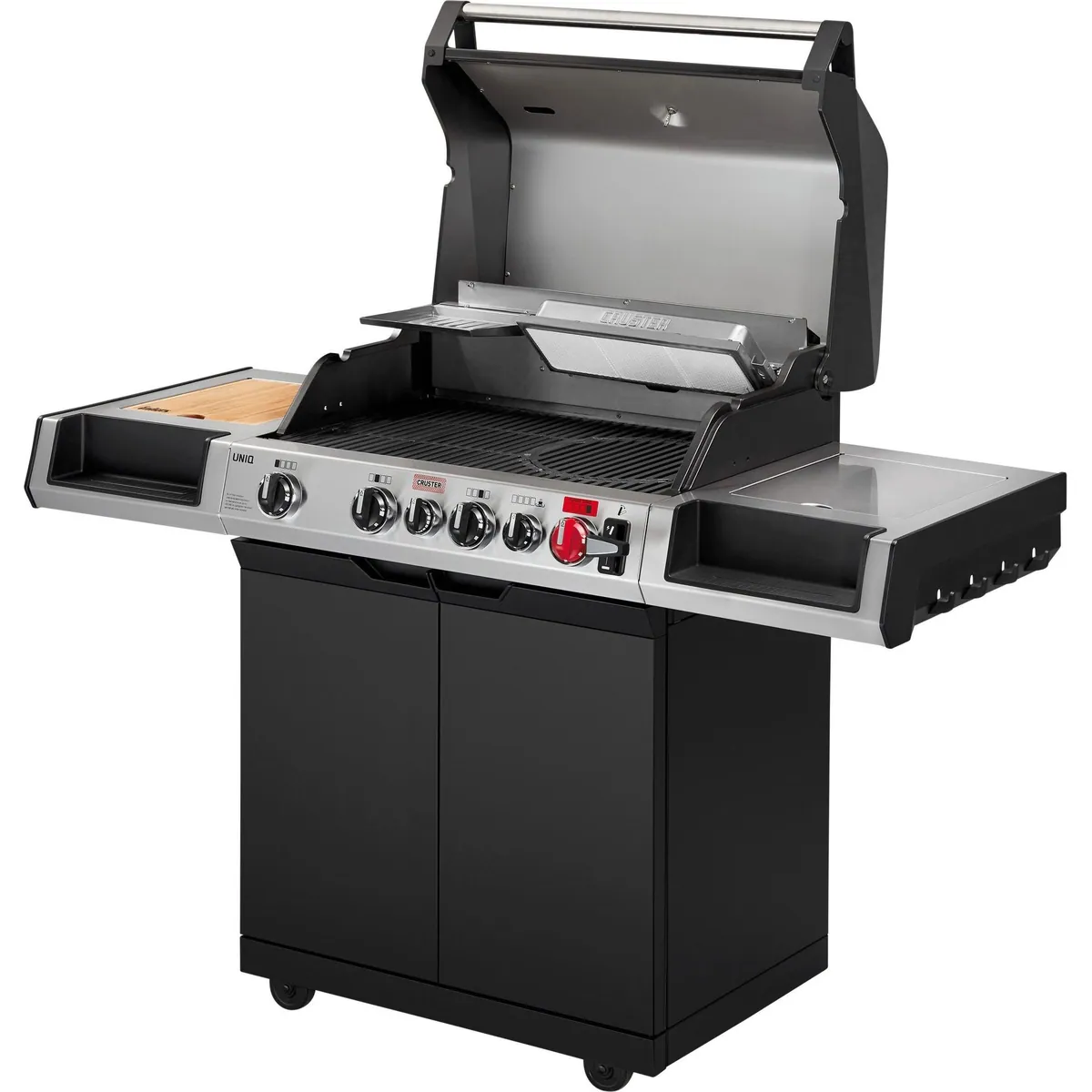 Enders Uniq 4 IK Cruster Gasgrill, 800°C Infrarot-Oberhitze & Turbo Zone 2
