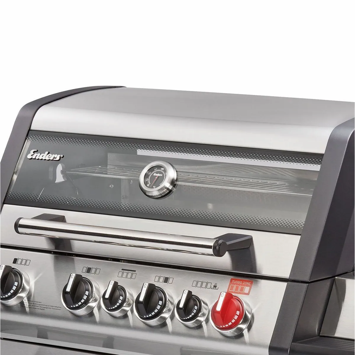 Enders Gasgrill Monroe Pro 4 SIK Turbo, Edelstahl, Turbo Zone & Heat Range 2