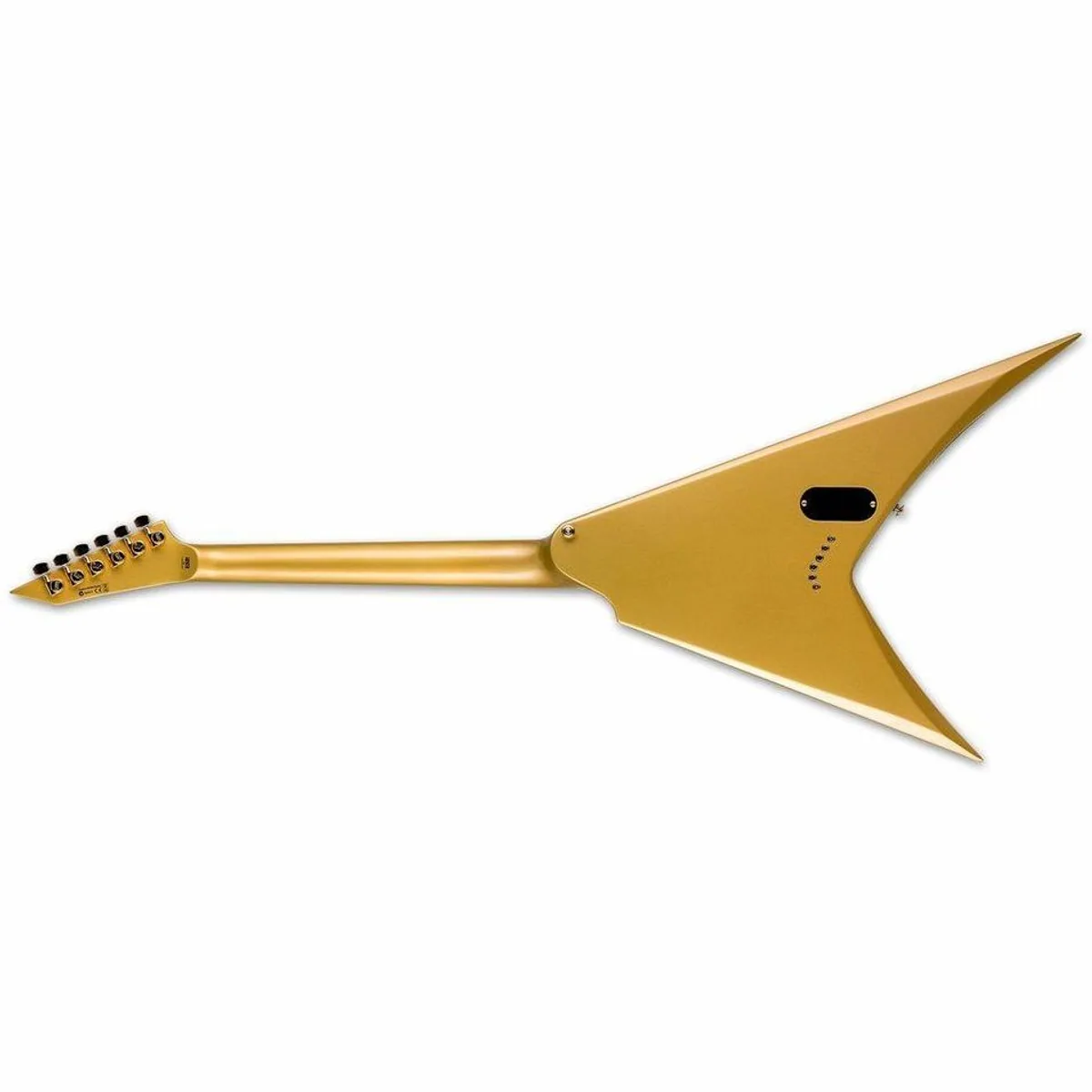 ESP LTD KH-V MGO, Kirk Hammett Signature E-Gitarre in Metallic Gold — Hochwertige Materialien, präzise Tonabnehmer, edles Design 3