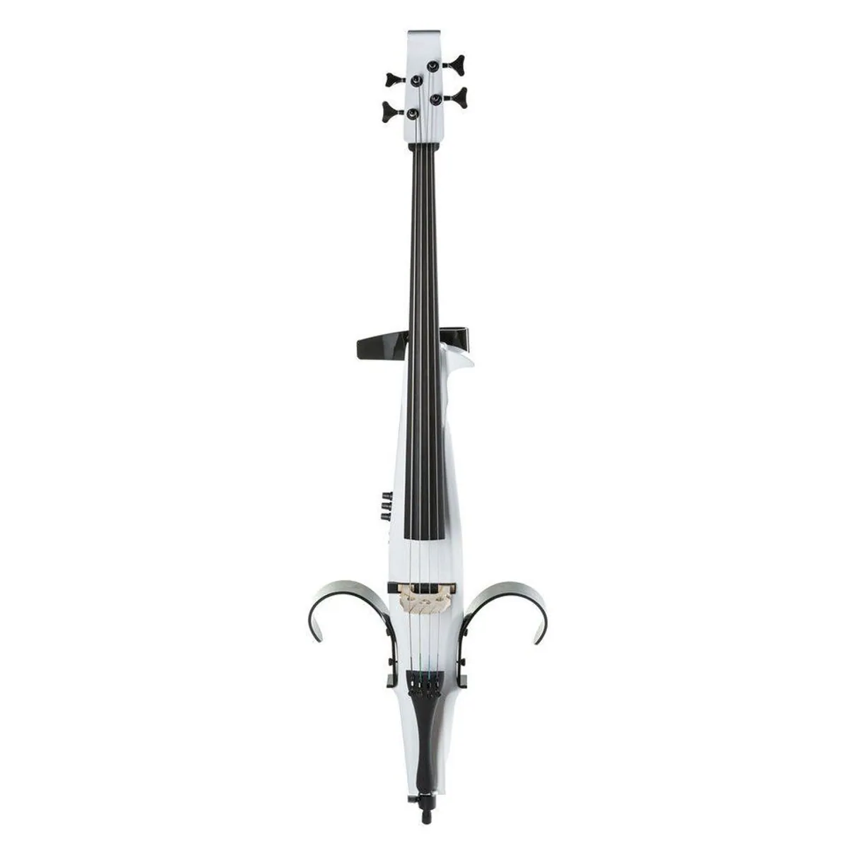 FAME EC-1802 E-Cello, laminiertes Holz, hervorragende Klangqualität — elektrisch, weiß 2