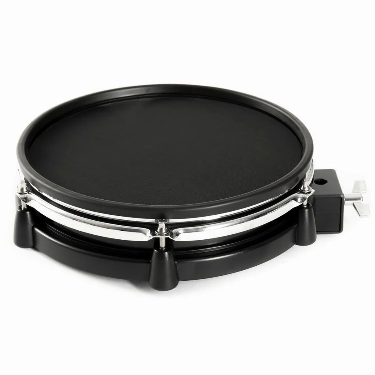 FAME Hybrid Pro XT Chrome E-Drum Set, vielseitige Pads, robuste Hardware, stilvolles Design 3