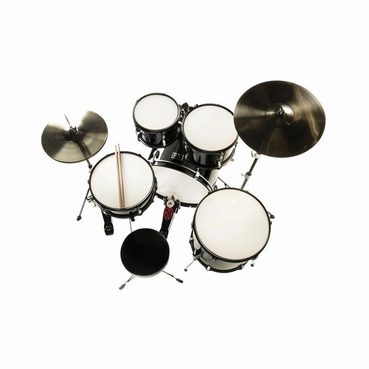 FAME FS22B First Step Rock Set, Komplettes Drum-Set, 22" BassDrum, Mischholz-Kessel 2