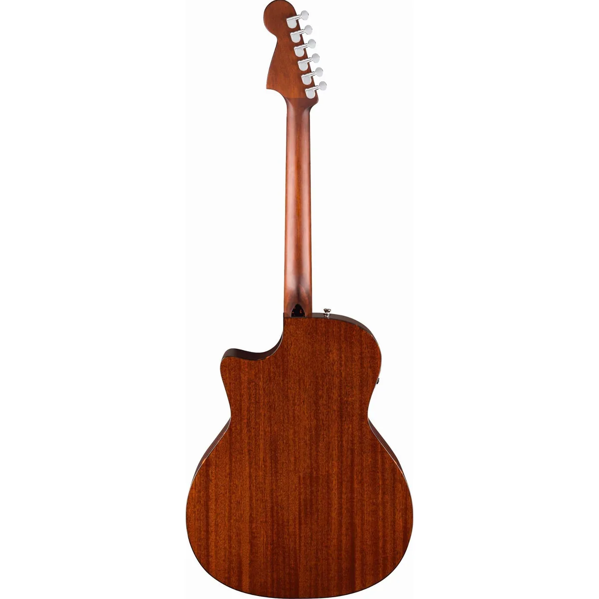 Fender California Deluxe Newporter Natural, vielseitige Akustikgitarre mit Tonabnehmer 3