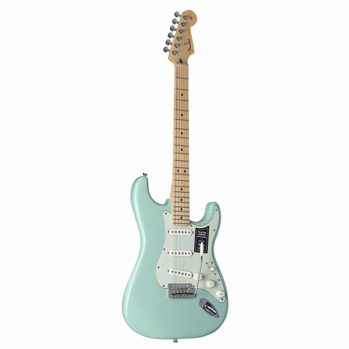 Fender LTD Player Strat SFG E-Gitarre, vielseitiges Design, ideal für Einsteiger — Set mit Case 2