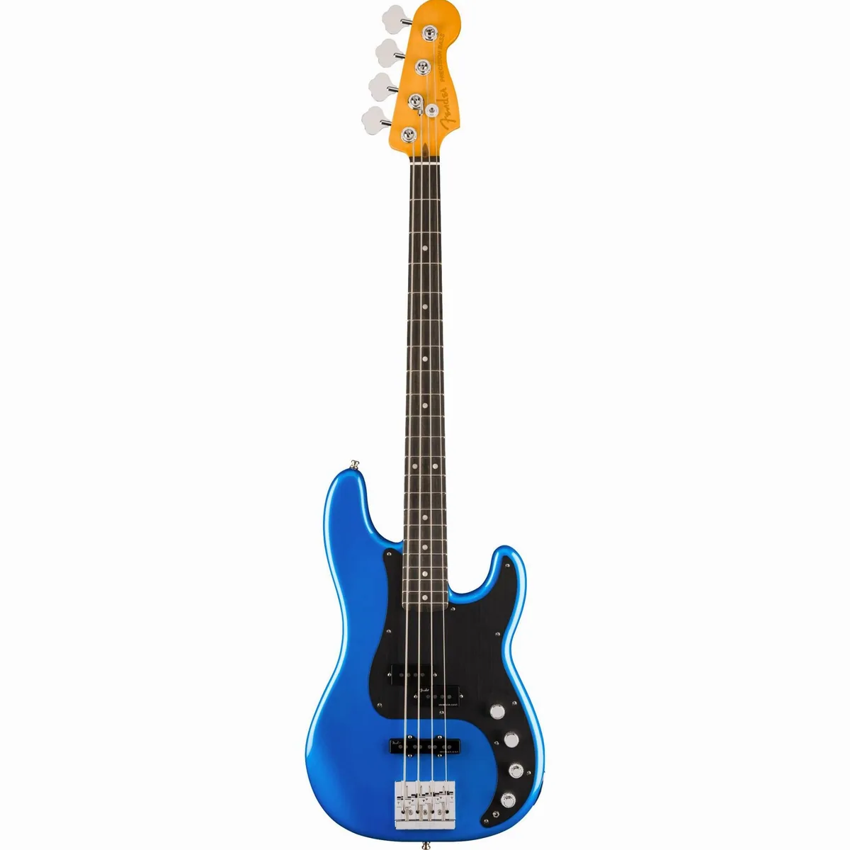 Fender American Ultra II Precision Bass EB Noble Blue, hoher Spielkomfort, aktive Elektronik — 4-Saiter E-Bass