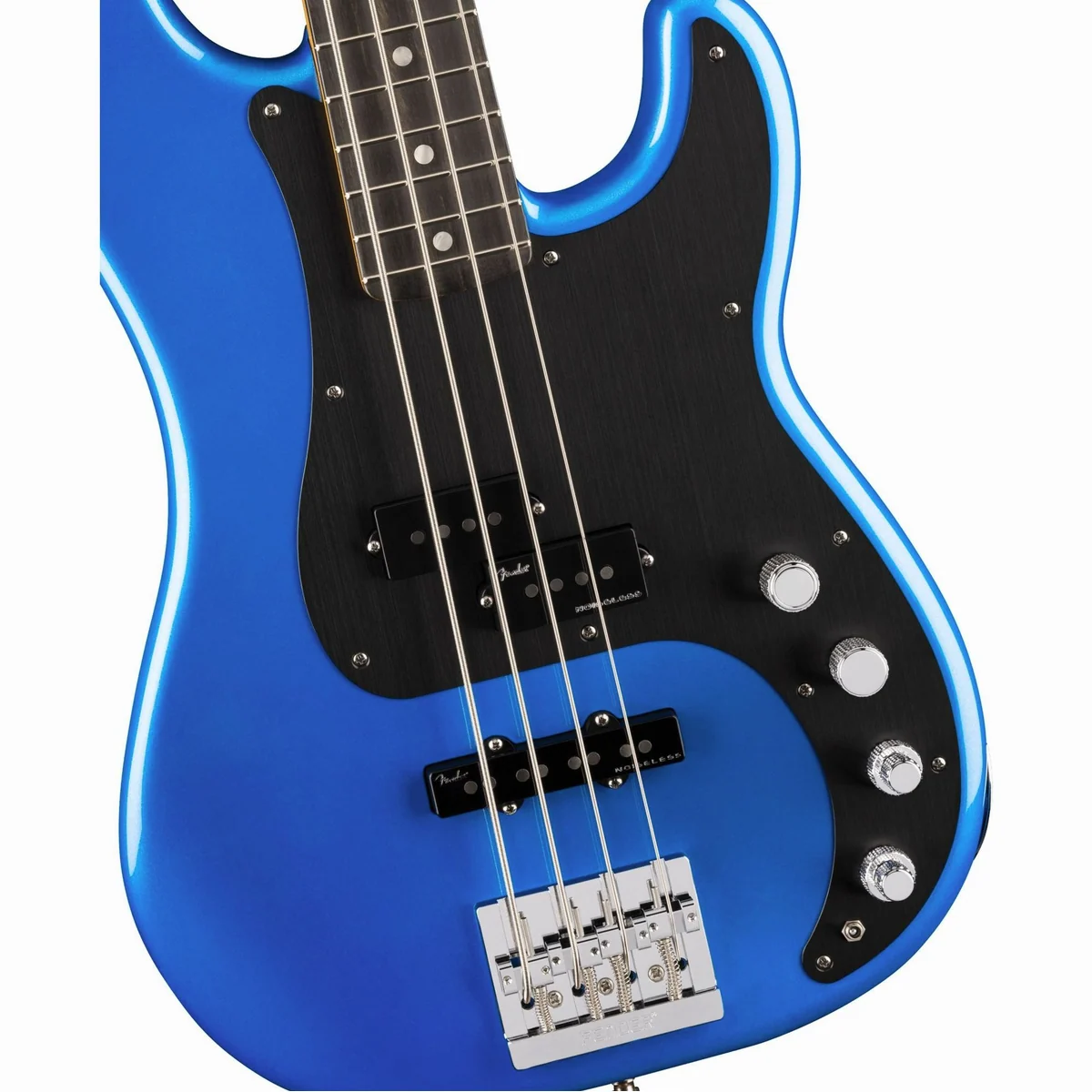 Fender American Ultra II Precision Bass EB Noble Blue, hoher Spielkomfort, aktive Elektronik — 4-Saiter E-Bass 3