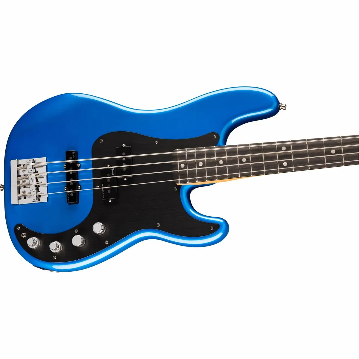 Fender American Ultra II Precision Bass EB Noble Blue, hoher Spielkomfort, aktive Elektronik — 4-Saiter E-Bass 4