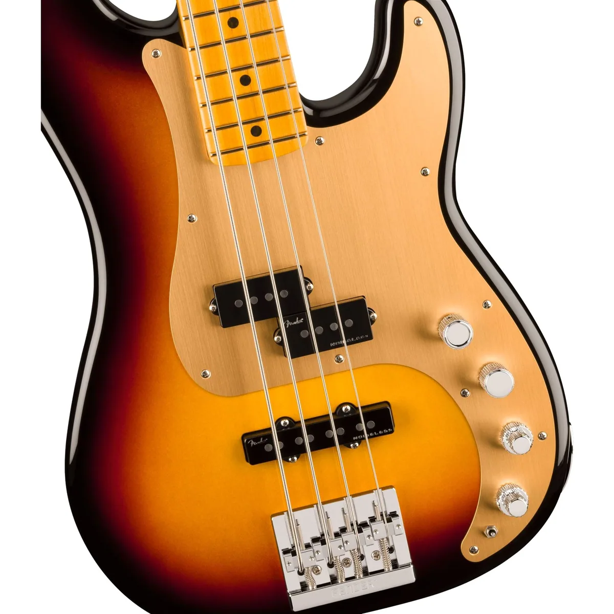 Fender American Ultra II Precision Bass MN Ultraburst, 4-Saiter, aktiv-elektronisch, hochwertiger Korpus 3