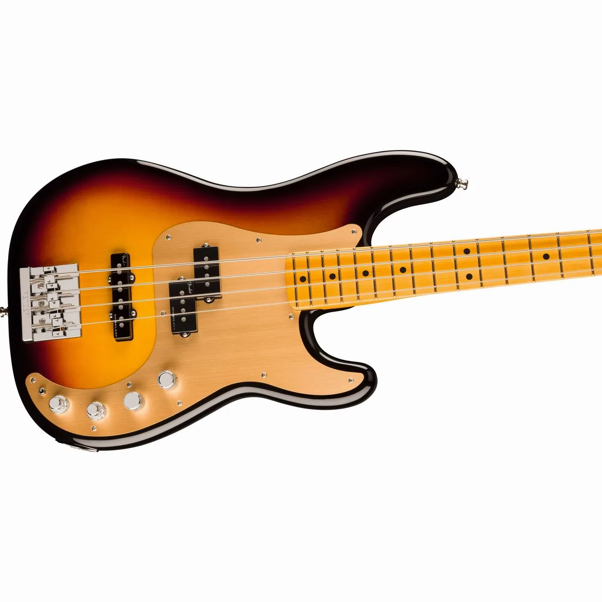 Fender American Ultra II Precision Bass MN Ultraburst, 4-Saiter, aktiv-elektronisch, hochwertiger Korpus 4