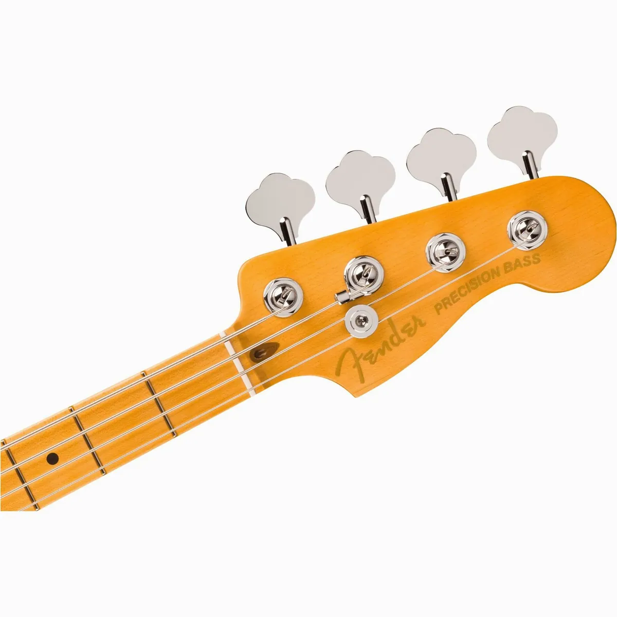 Fender American Ultra II Precision Bass MN Avalanche, 4-Saiter, Aktive Elektronik, Hochwertige Verarbeitung 5
