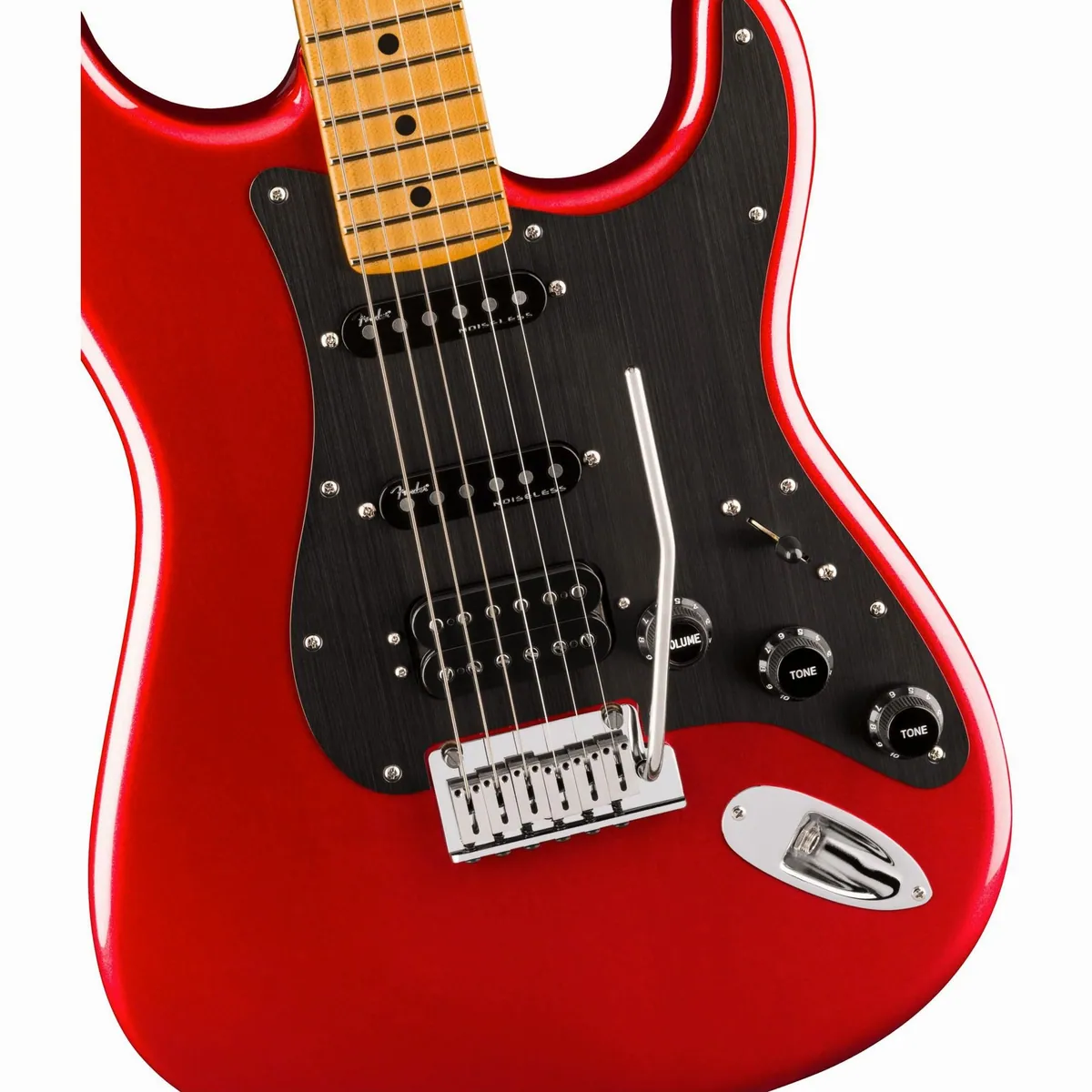 Fender American Ultra II Stratocaster HSS MN, ergonomischer Erlekorpus, präzise Mechaniken, vielseitige Tonabnehmer — max 150 Zeichen 3