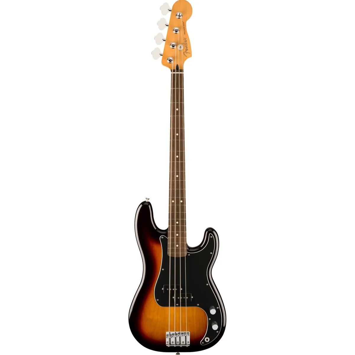 Fender Player II Precision Bass RW, ergonomischer Erlekorpus, modernes Halsprofil — 3-Color Sunburst