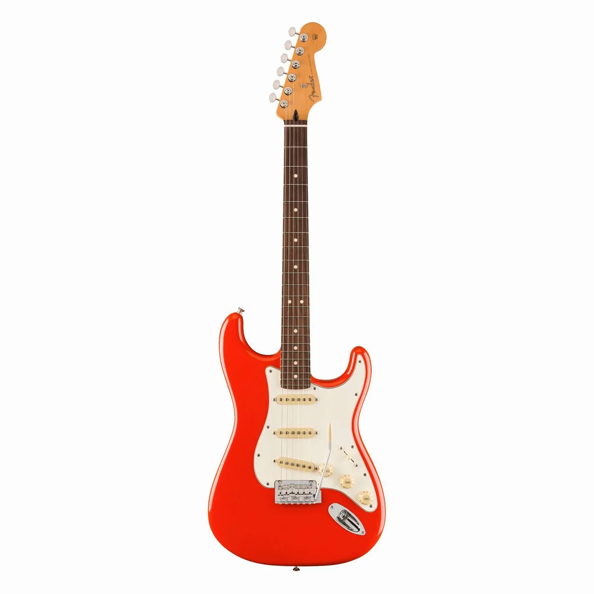 Fender Player II Stratocaster RW Coral Red, Ergonomisches Design, Vielseitige Klangoptionen, Hochwertige Hardware