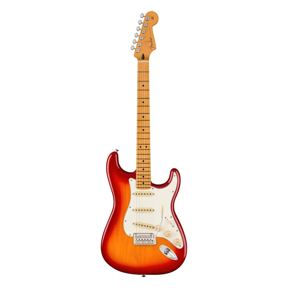 Fender Player II Stratocaster MN Aged Cherry Burst, ergonomisches Design, vielseitige Klangoptionen, exzellente Bespielbarkeit