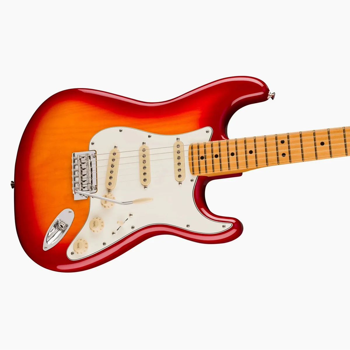 Fender Player II Stratocaster MN Aged Cherry Burst, ergonomisches Design, vielseitige Klangoptionen, exzellente Bespielbarkeit 4