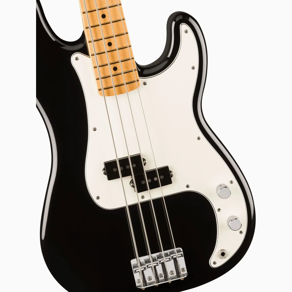 Fender Player II Precision Bass MN Black, Erlekorpus, Ahornhals, Split-Coil-Pickups 3