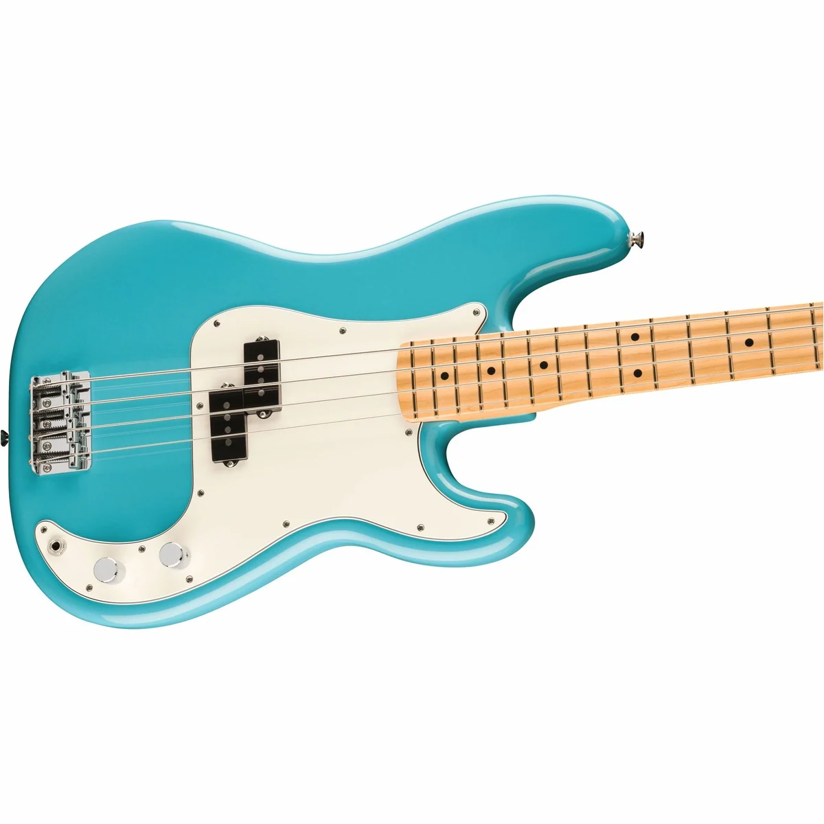 Fender Player II Precision Bass MN Aquatone Blue, Erlekorpus, Ahornhals, Split-Coil-Tonabnehmer 4