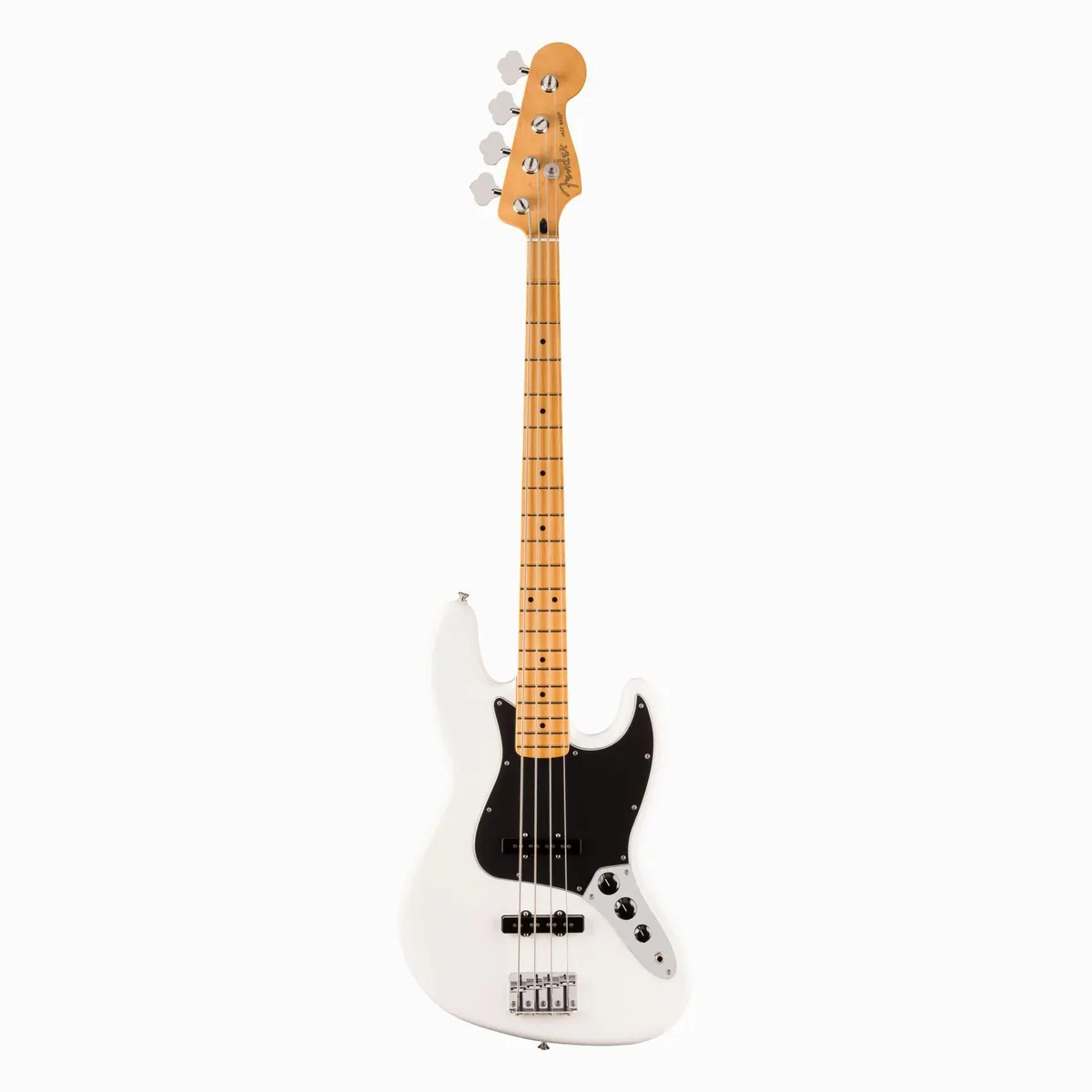 Fender Player II Jazz Bass MN Polar White, erle Korpus, ahorn Hals, vielseitige Klangoptionen
