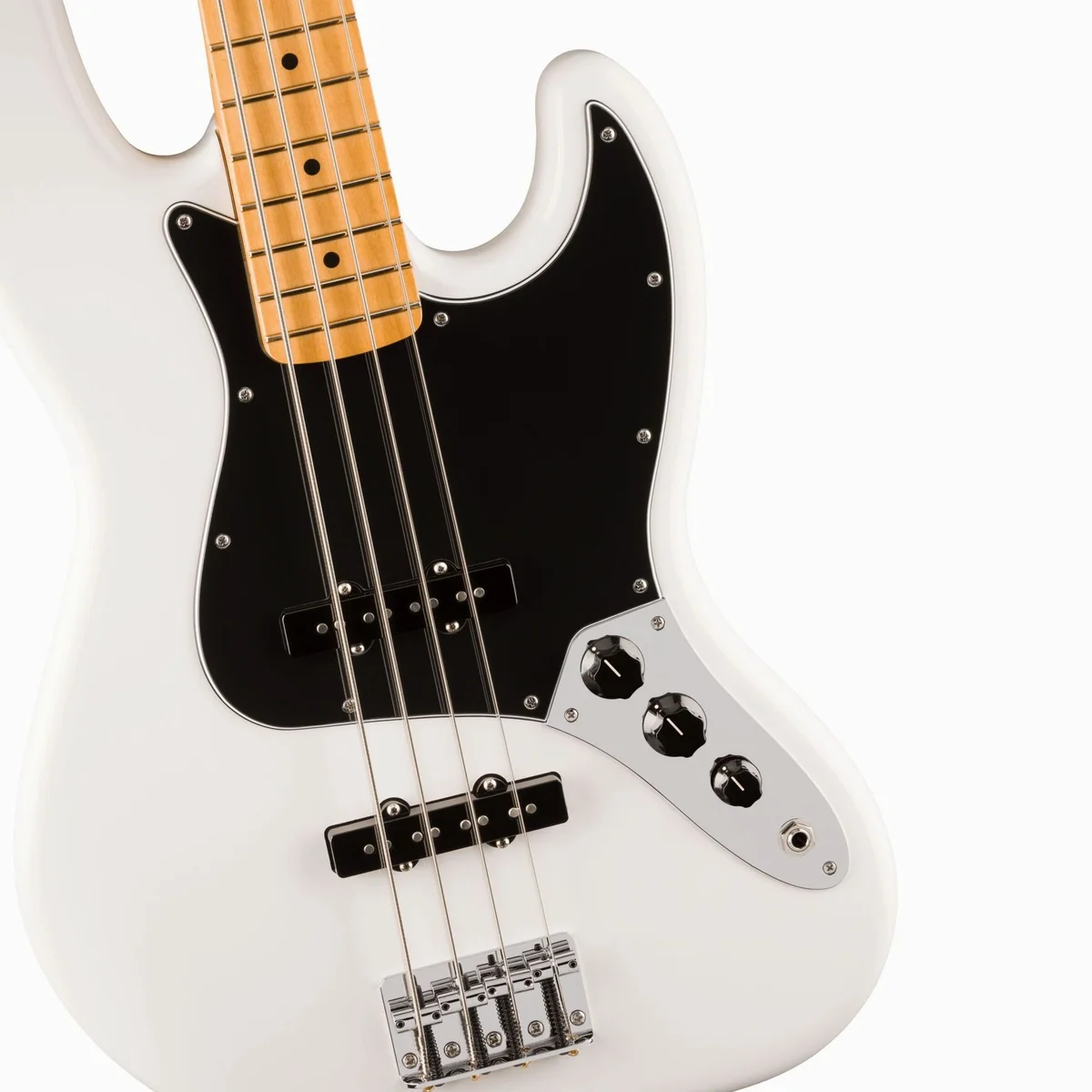 Fender Player II Jazz Bass MN Polar White, erle Korpus, ahorn Hals, vielseitige Klangoptionen 3