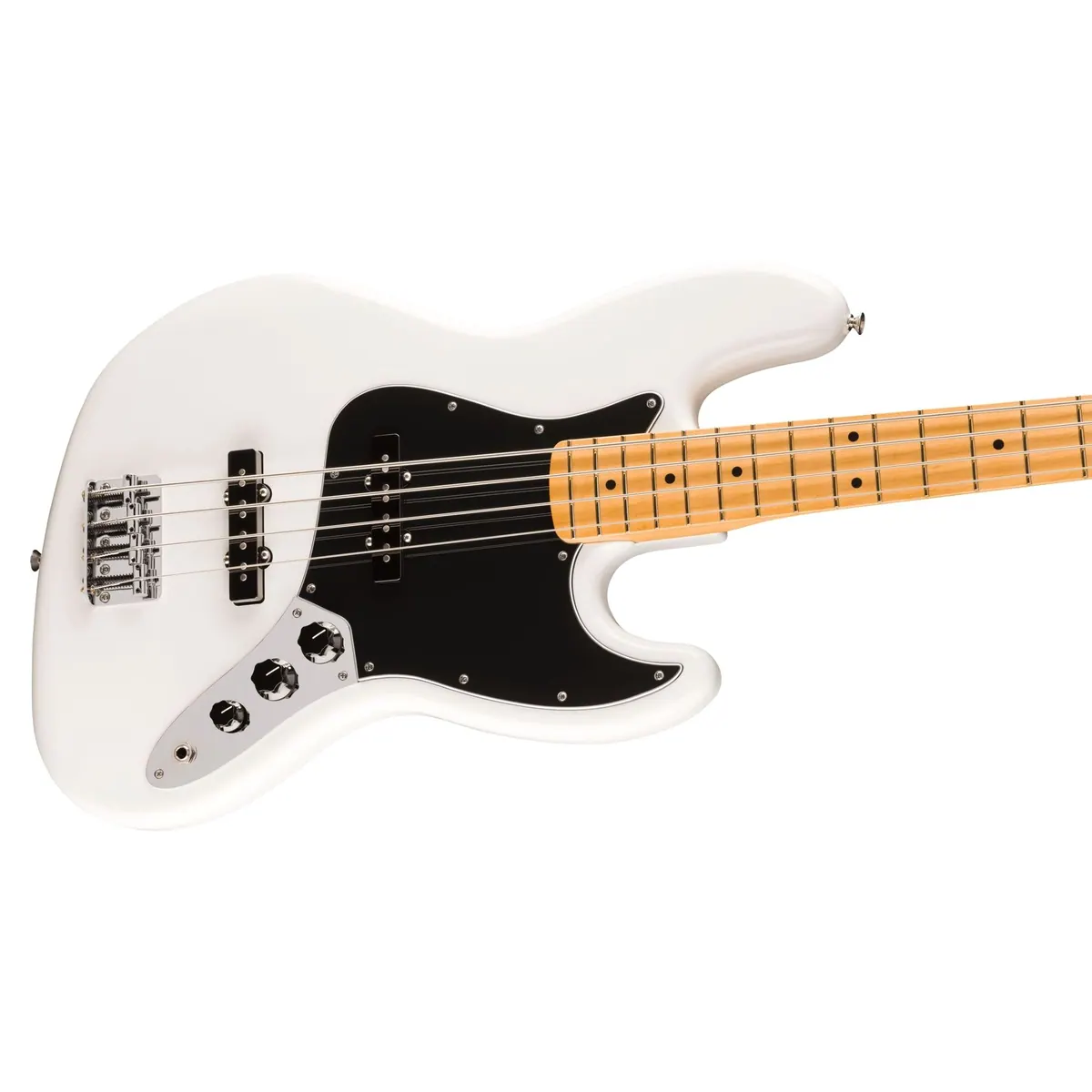 Fender Player II Jazz Bass MN Polar White, erle Korpus, ahorn Hals, vielseitige Klangoptionen 4