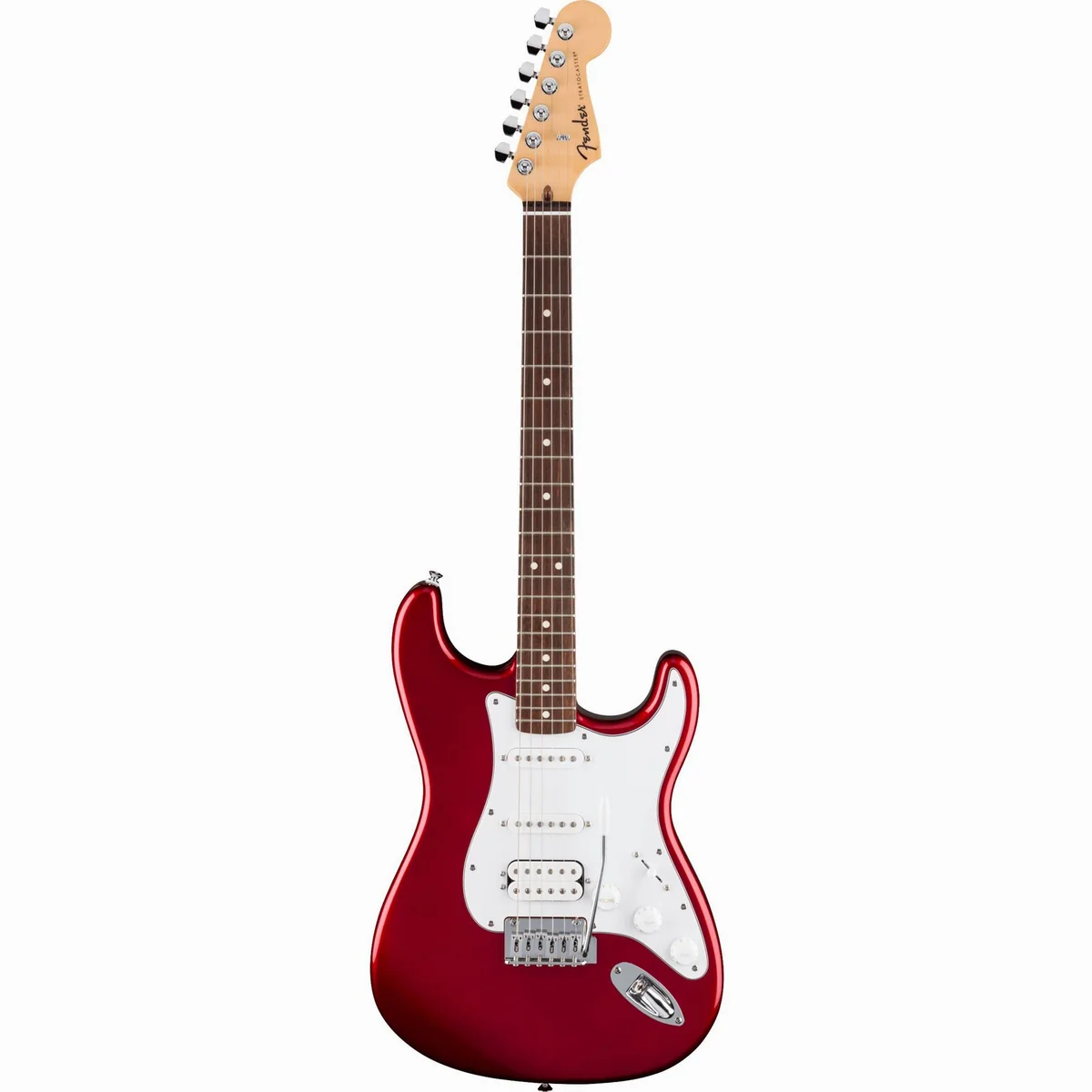 Fender Standard Stratocaster HSS LRL Candy Cola, beeindruckender Klang, edles Design, hochwertige Materialien