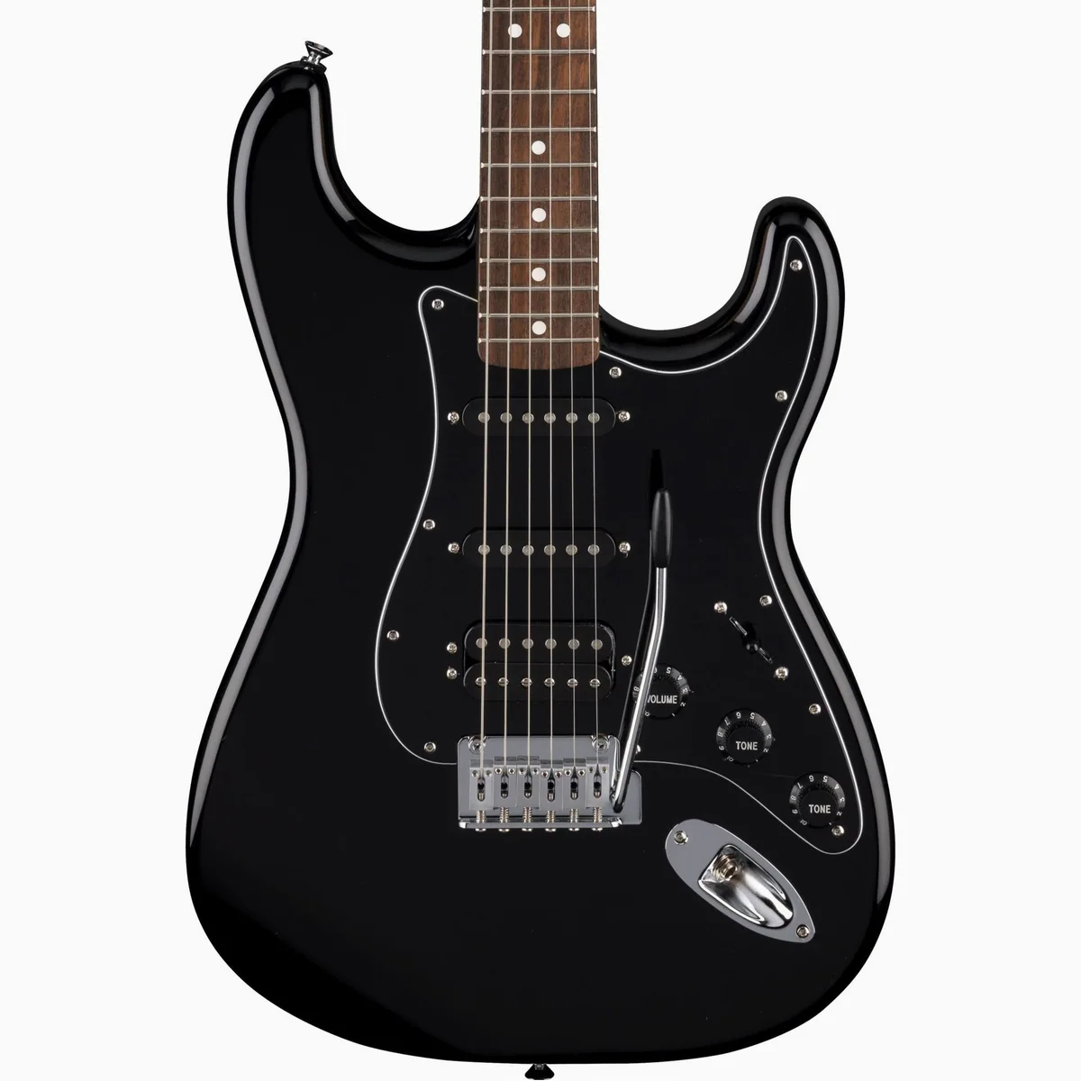 Fender Standard Stratocaster HSS LRL Black, klassischer Klang, edles Design, vielseitige Tonabnehmer 3