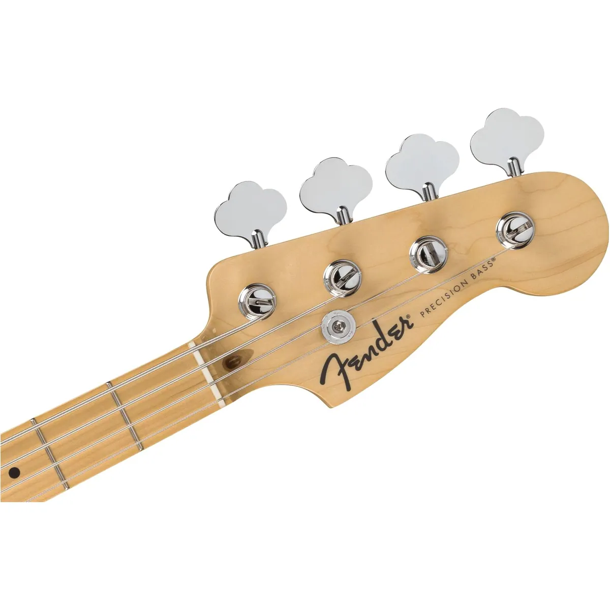 Fender Standard Precision Bass MN, Korpus aus Pappel, Ahornhals, Olympisches Weiß 4