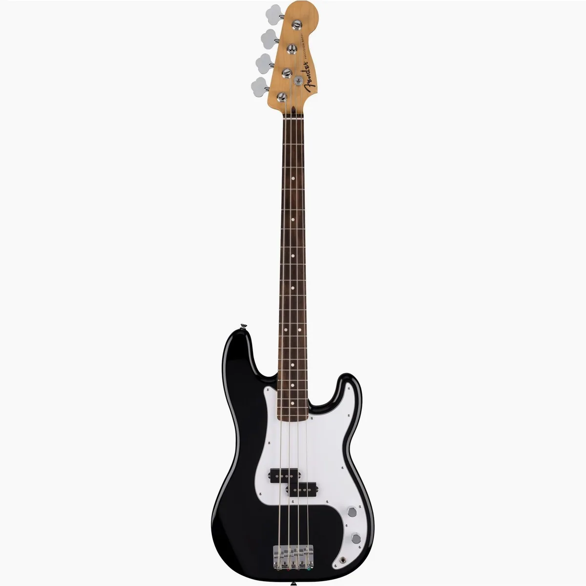 Fender Standard Precision Bass LRL Black, Pappel-Korpus, Ahornhals, vielseitiger Klang