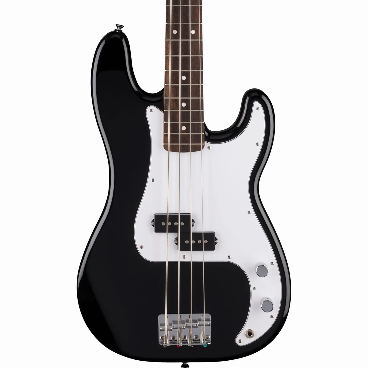 Fender Standard Precision Bass LRL Black, Pappel-Korpus, Ahornhals, vielseitiger Klang 3