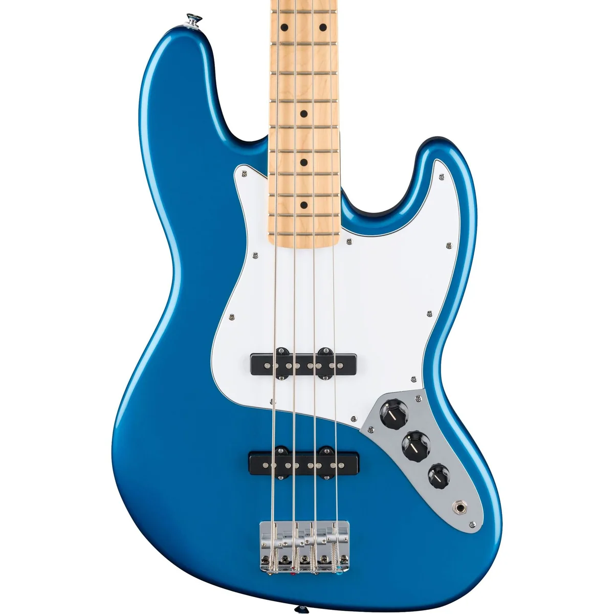 Fender Standard Jazz Bass MN Aqua Marine Metallic, 4-Saiter, Offset-Design, Pappel- und Ahornkorpus 3