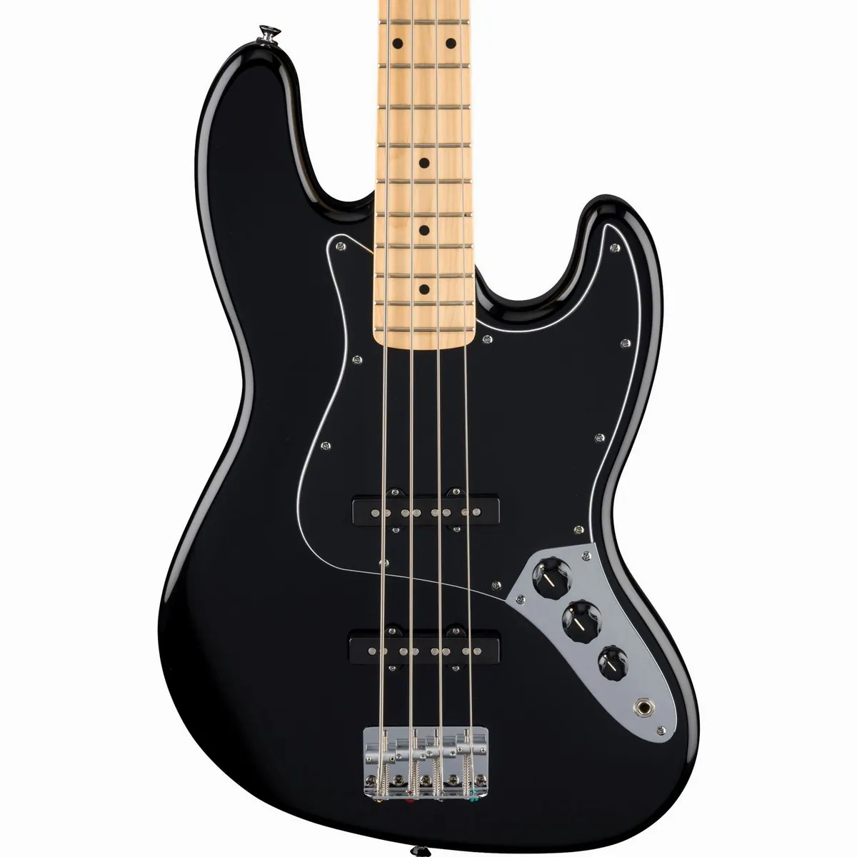 Fender Standard Jazz Bass MN Black, offset Korpus, Ahornhals, Keramik Single Coils 3